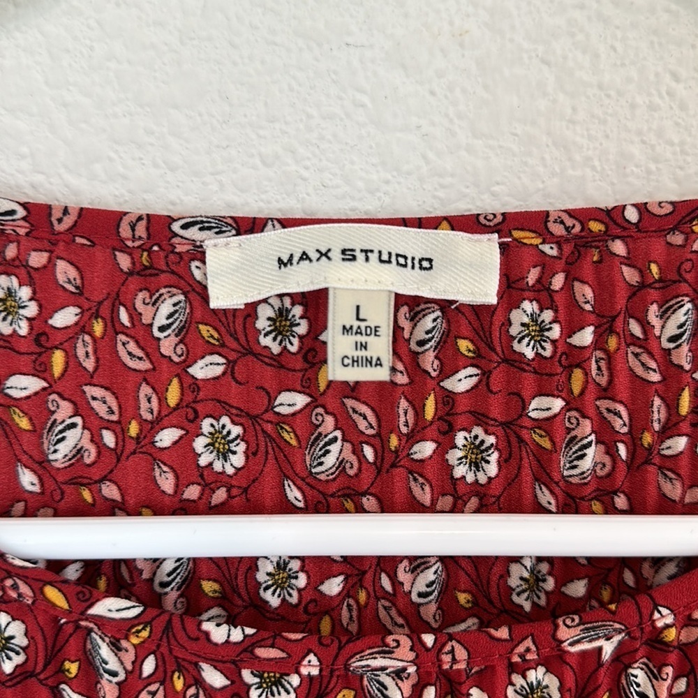 Max Studio Boho Pleated Blouse - image 8